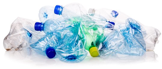 plastic bottles trash pile